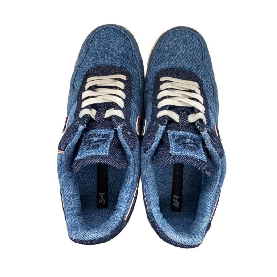 NIKE◇AIR FORCE 1 07 PRM/エアフォースプレミアム/ブルー/905345-403