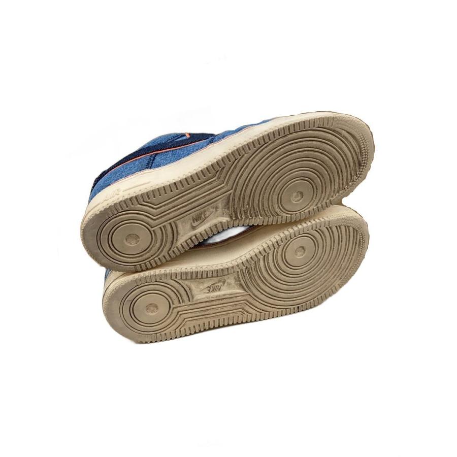 NIKE◇AIR FORCE 1 07 PRM/エアフォースプレミアム/ブルー/905345-403
