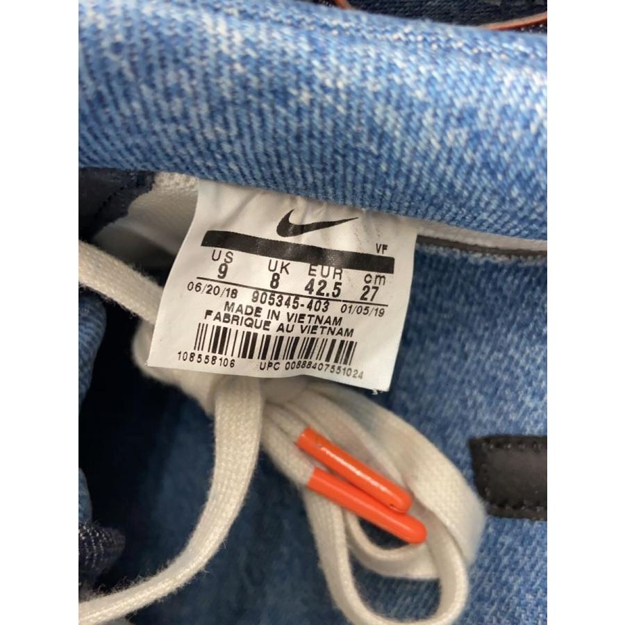 NIKE◇AIR FORCE 1 07 PRM/エアフォースプレミアム/ブルー/905345-403