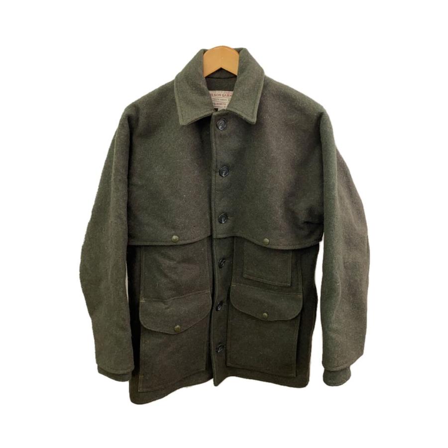 FILSON◇ジャケット/38/ウール/KHK/ダブルマッキーノ/穴アリ 