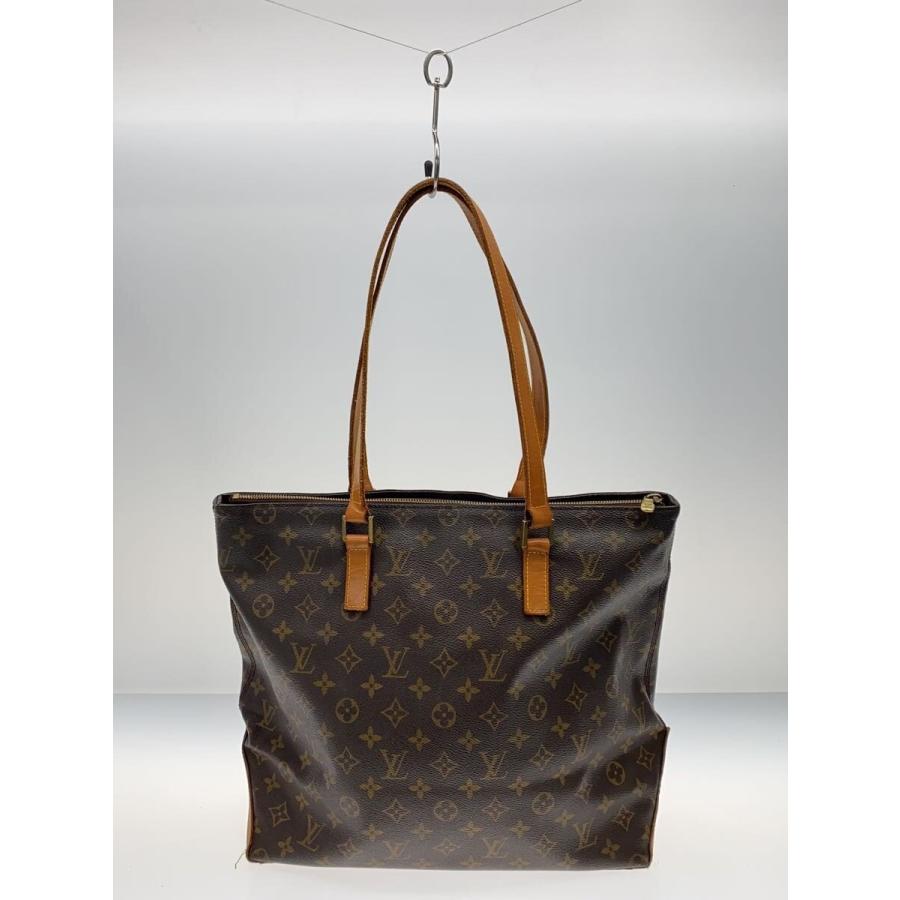 LOUIS VUITTON◇カバメゾ_モノグラム・キャンバス/PVC/BRW/総柄 