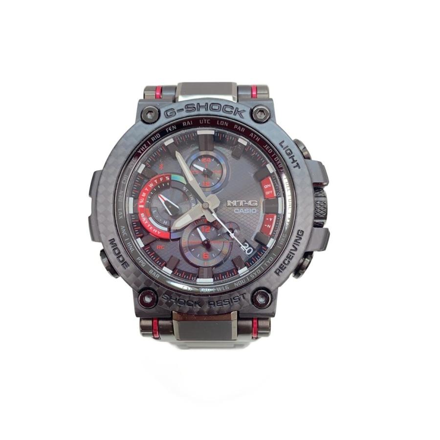 CASIO◇MT-G/MTG-B1000XBD-1AJF/ソーラー腕時計・G-SHOCK/アナログ/RED