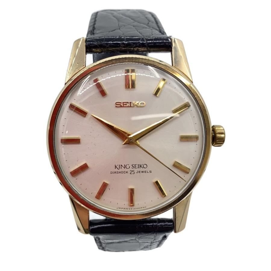 SEIKO◇手巻腕時計/KING SEIKO/44-2000/カマ付き/最初期/純正尾錠
