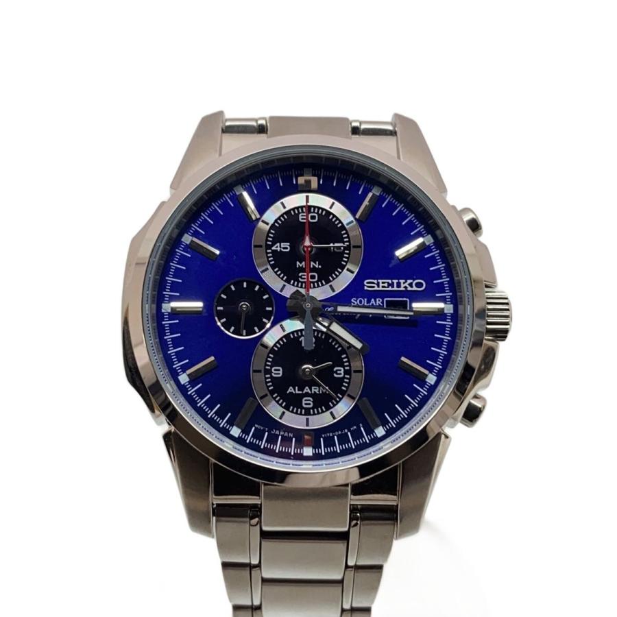 SEIKO セイコークロノグラフV172-0AA0 Watch strap Seiko V172-0AJ0 / SSC141P1 / M0C0224J0 Stainless steel