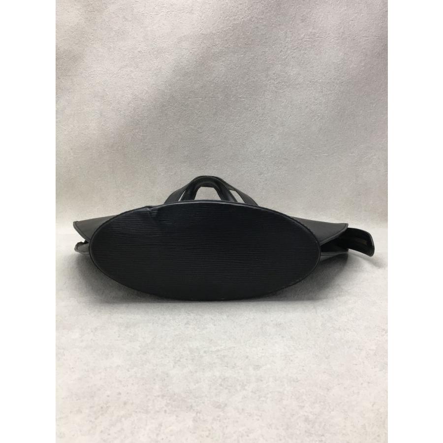 LOUIS VUITTON◇ルイヴィトン/サンジャック_エピ_BLK/レザー/黒 LOUIS VUITTON◇ルイヴィトン/サンジャック_エピ_BLK/レザー/黒