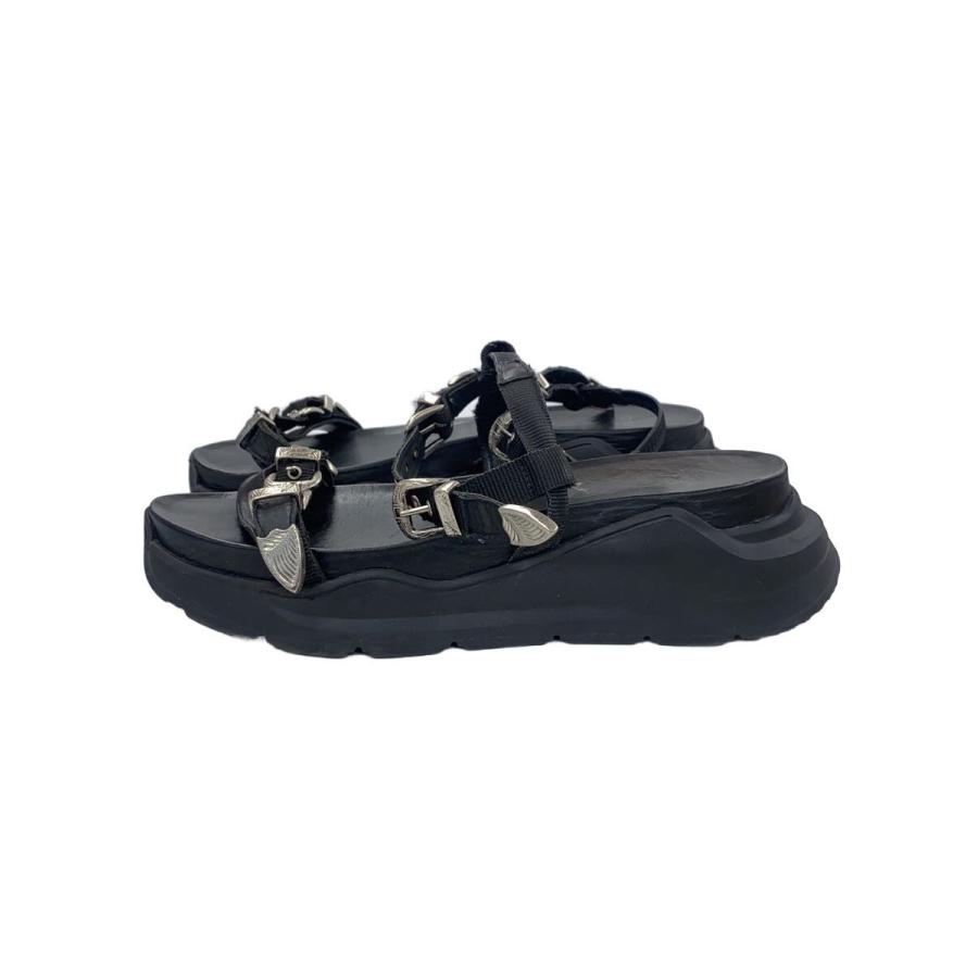 TOGA PULLA ブラックサンダル　38 TOGA PULLA◇サンダル/38/BLK : セカンドストリートYahoo!店 - 通販