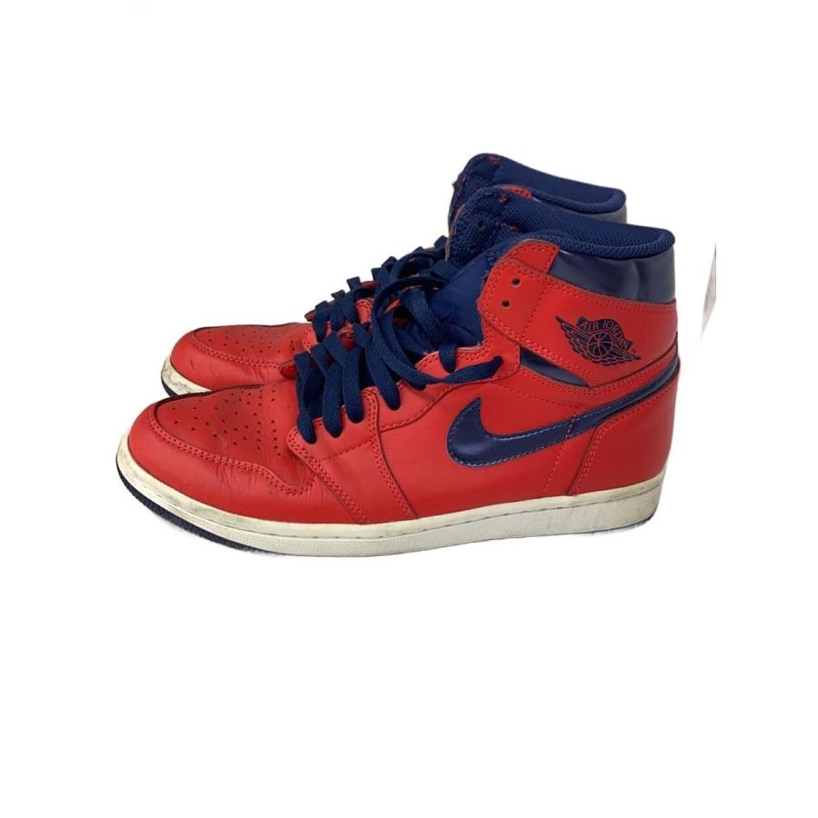 NIKE◇AIR JORDAN 1 RETRO HIGH OG/エアジョーダン1レトロハイ/レッド