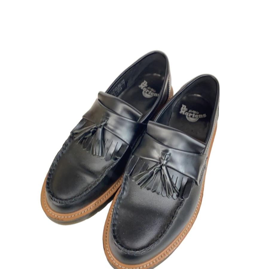 Dr. Martens ローファー UK8 27cm Dr.Martens◇ローファー/UK8/BLK/レザー/PJ005／GV11S タッセル