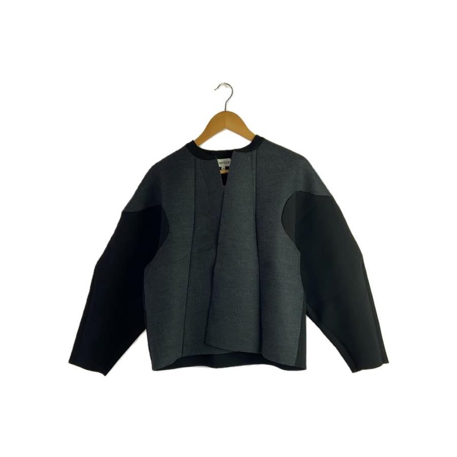 ENFOLD ブラック ボンディングニット ENFOLD ブラック ボンディングニット