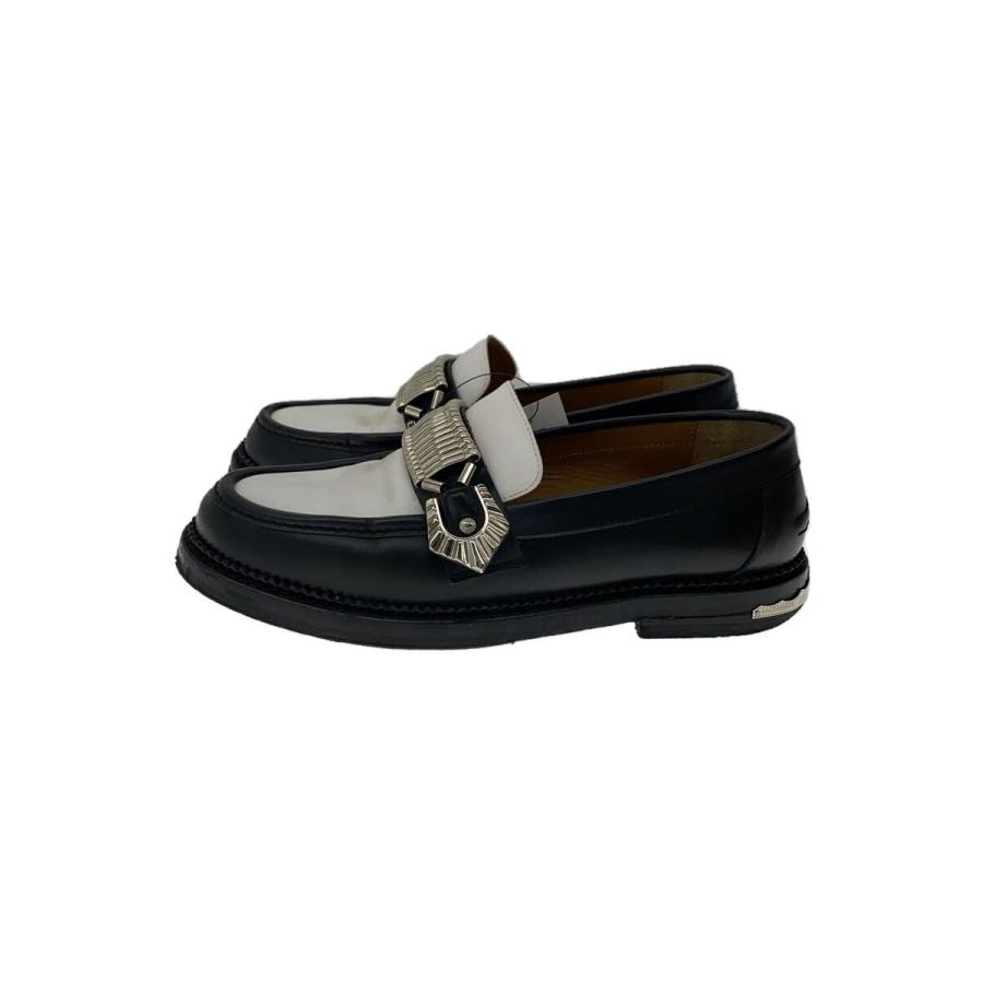 【美品】TOGA VIRILIS メタルタッセル ブラッシュドレザー ローファー TOGA VIRILIS ARCHIVES◇METAL LOAFER/39/WHT/レザー : セカンド