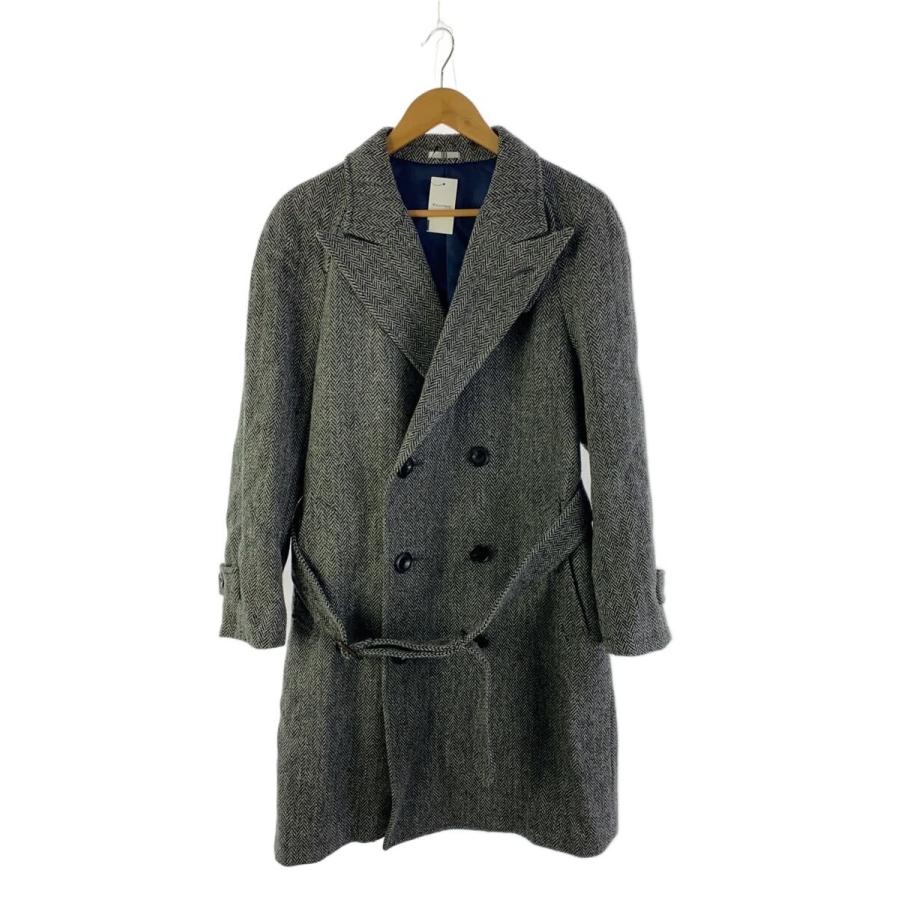 SUIT SELECT×Harris Tweed ウールダブルチェスターコート SUIT SELECT◇×Harris Tweed/ダブルチェスターコート/S/ウール/GRY
