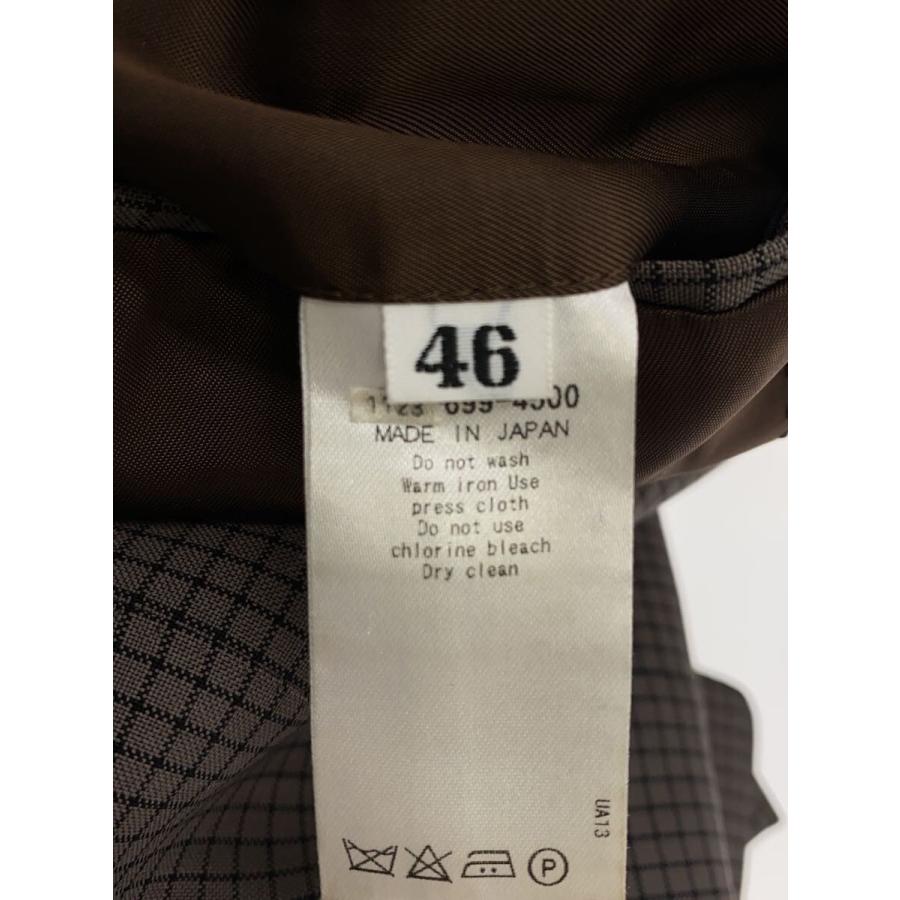 UNITED ARROWS◇スーツ/46/ウール/BRW/チェック/1123-699-4500 UNITED 