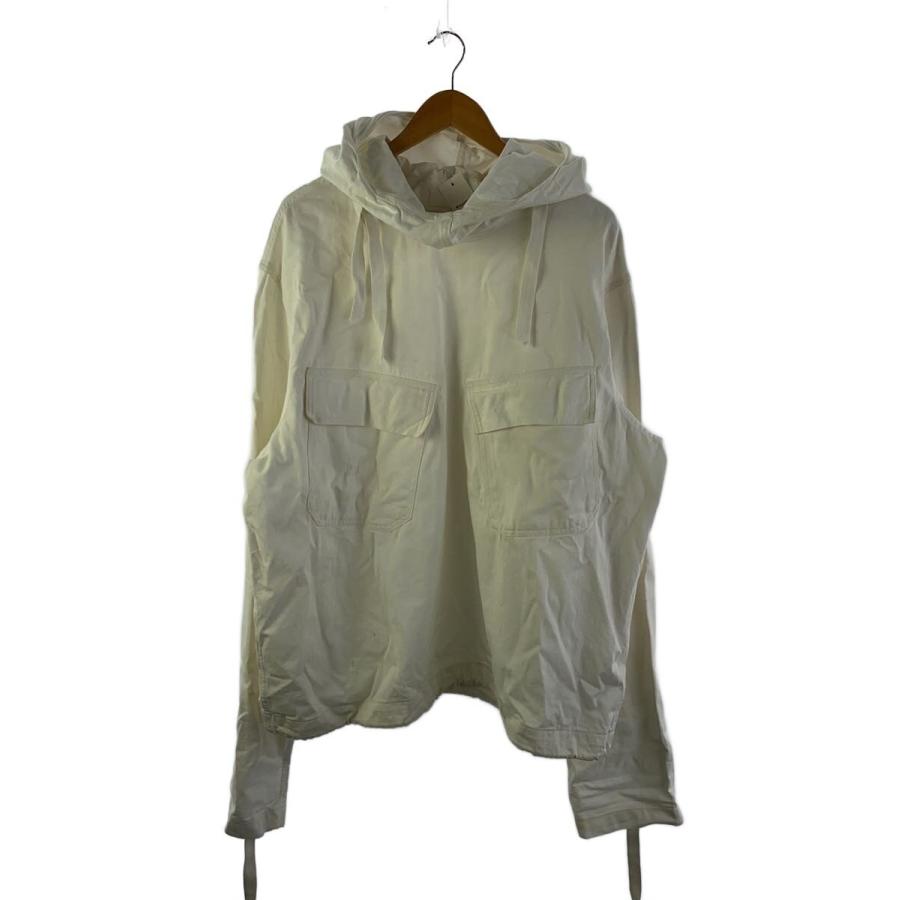 US.NAVY◇40s/サルベージパーカー/--/コットン/WHT : セカンド