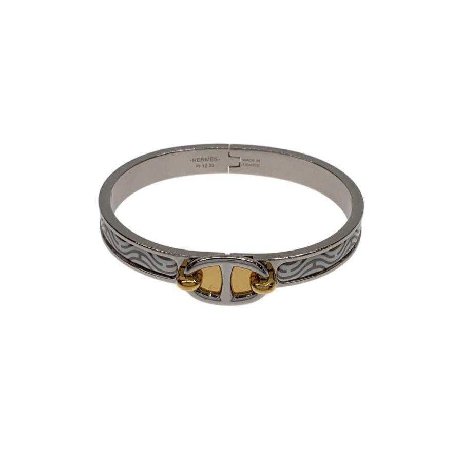 ★最終値下げ★ エルメス　ミニクリック　シェーヌダンクル HERMES◇シェーヌダンクル/ミニクリック/ブレスレット/--/WHT