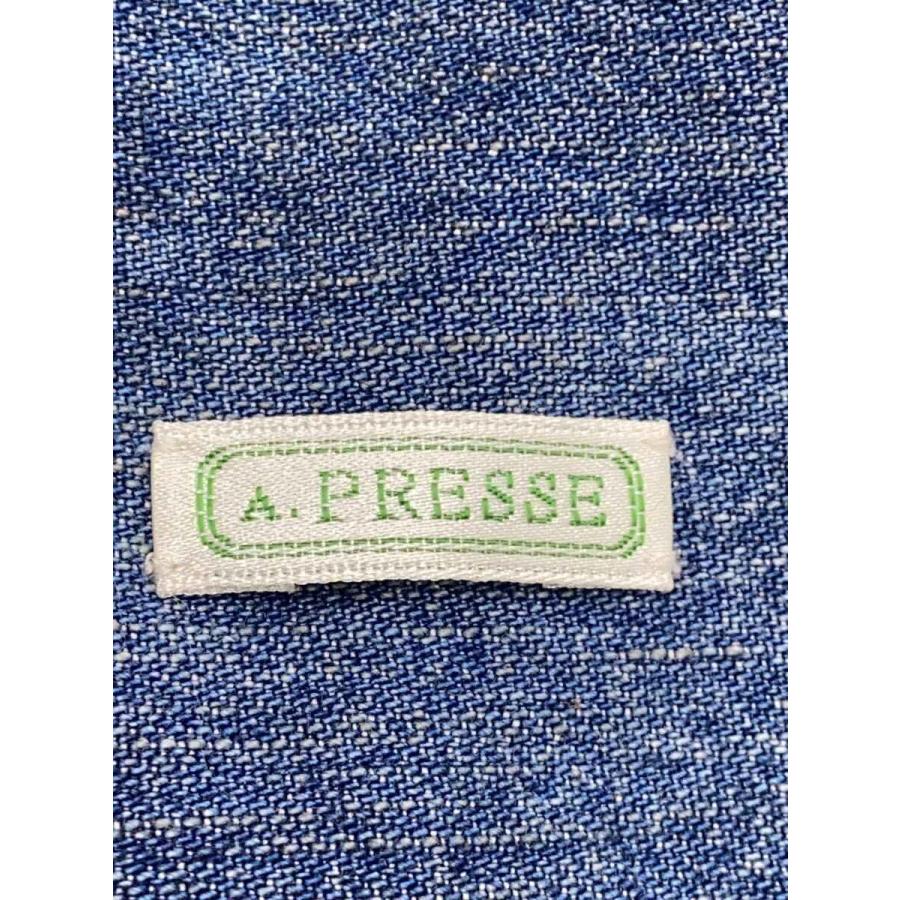 A.PRESSE◆長袖シャツ/1/コットン/IDG/22AAP-01--13M//の画像