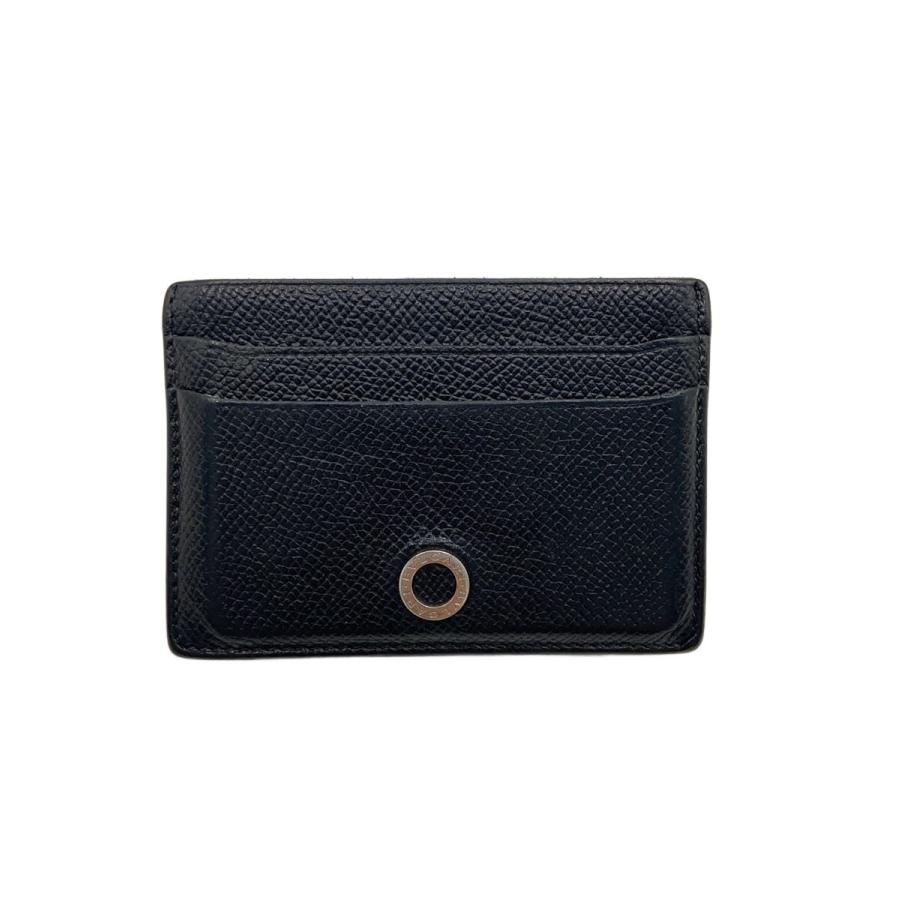 BVLGARI &カードケース　ブルガリ BVLGARI◇カードケース/レザー/BLK/メンズ// : セカンドストリート