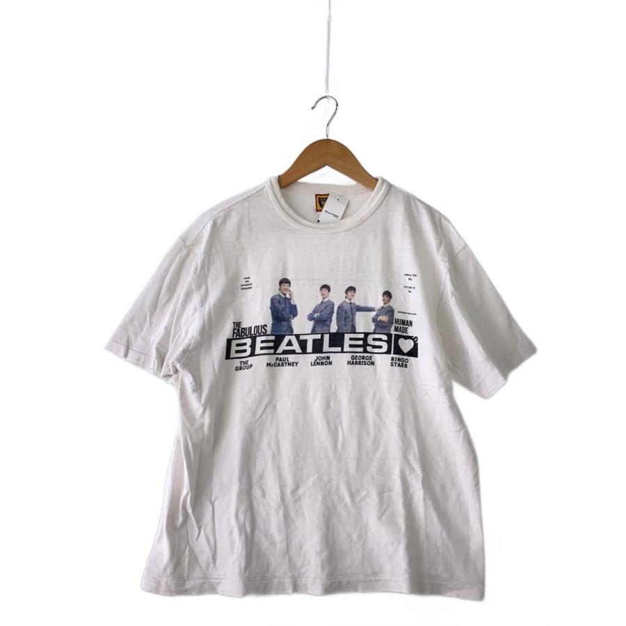 HUMAN MADE◇×Beatles/Tシャツ/L/コットン/WHT// : セカンドストリート