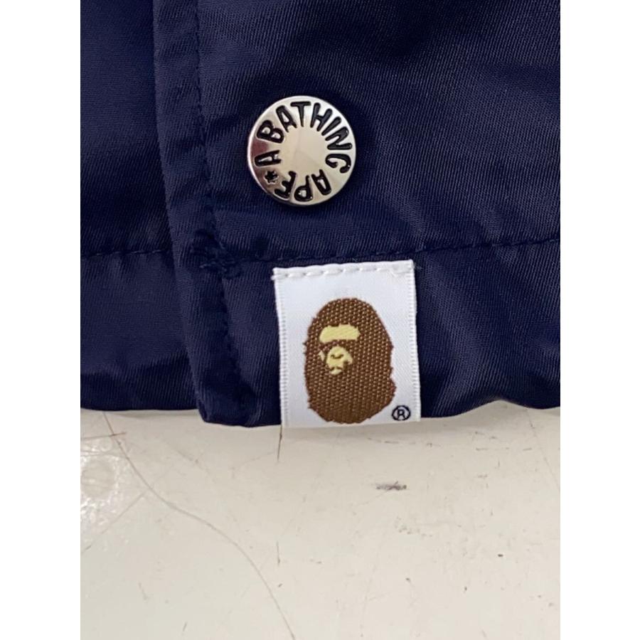 A BATHING APE◇ジャケット/XL/ポリエステル/NVY/プリント/001GDL201009H