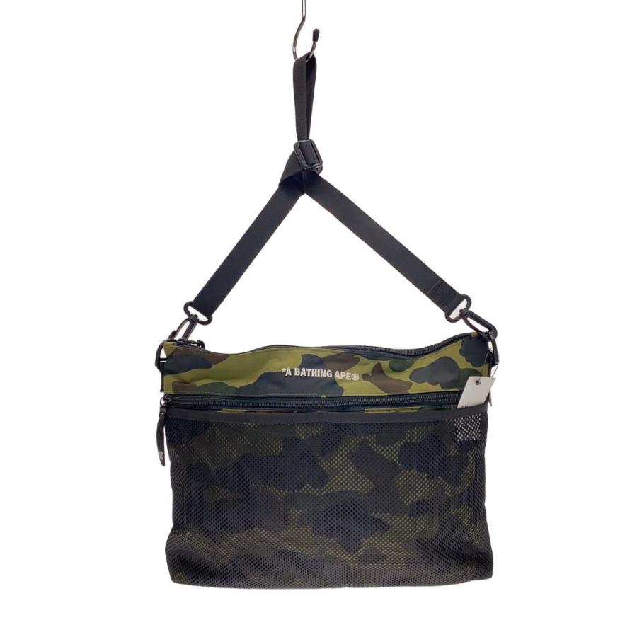 A BATHING APE® 迷彩ショルダーバッグ A BATHING APE◇ショルダーバッグ/ナイロン/GRN/カモフラ
