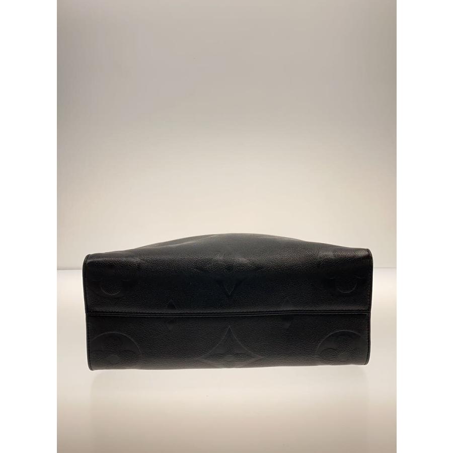 LOUIS VUITTON◇オンザゴーMM_モノグラム・アンプラント_BLK/レザー