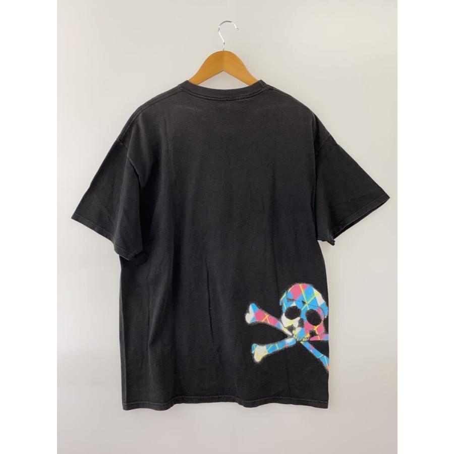 STUSSY◇スカルロゴ/Tシャツ/XL/コットン/BLK : セカンドストリート