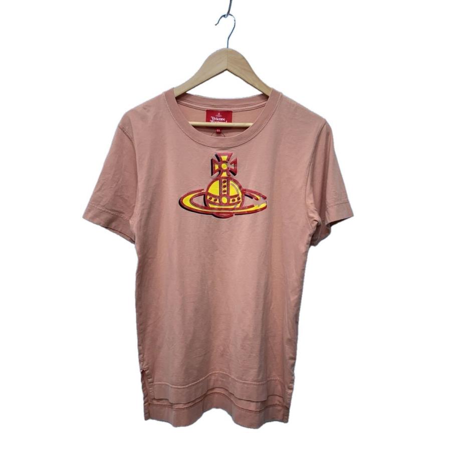 Vivienne Westwood RED LABEL◇Tシャツ/1/コットン/PNK/プリント
