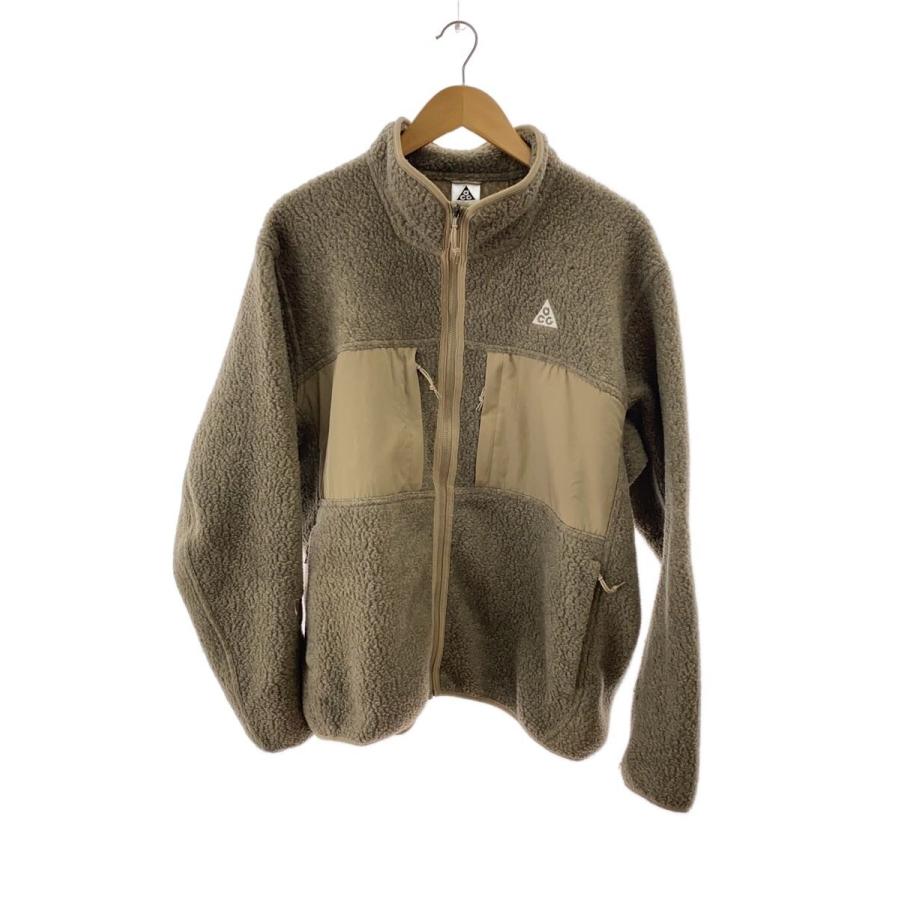 NIKE ACG◇フリースジャケット/XL/フェイクファー/BEG/FN0373-247