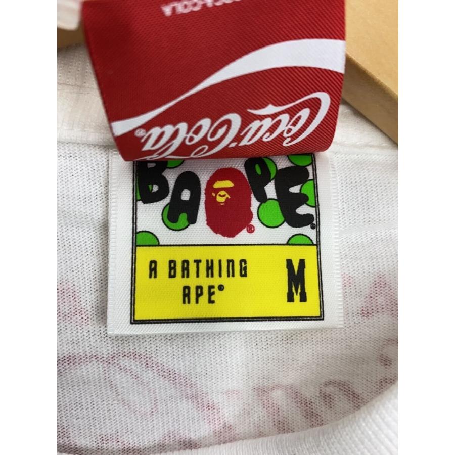 A BATHING APE◇Tシャツ/M/コットン/WHT : セカンドストリートYahoo!店