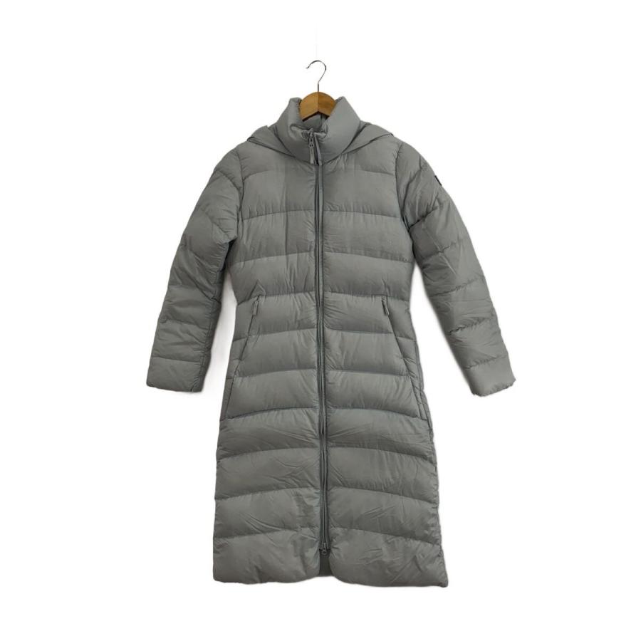 THE NORTH FACE◇ロングダウンジャケット_NDW5802Z/S/ナイロン/GRY 