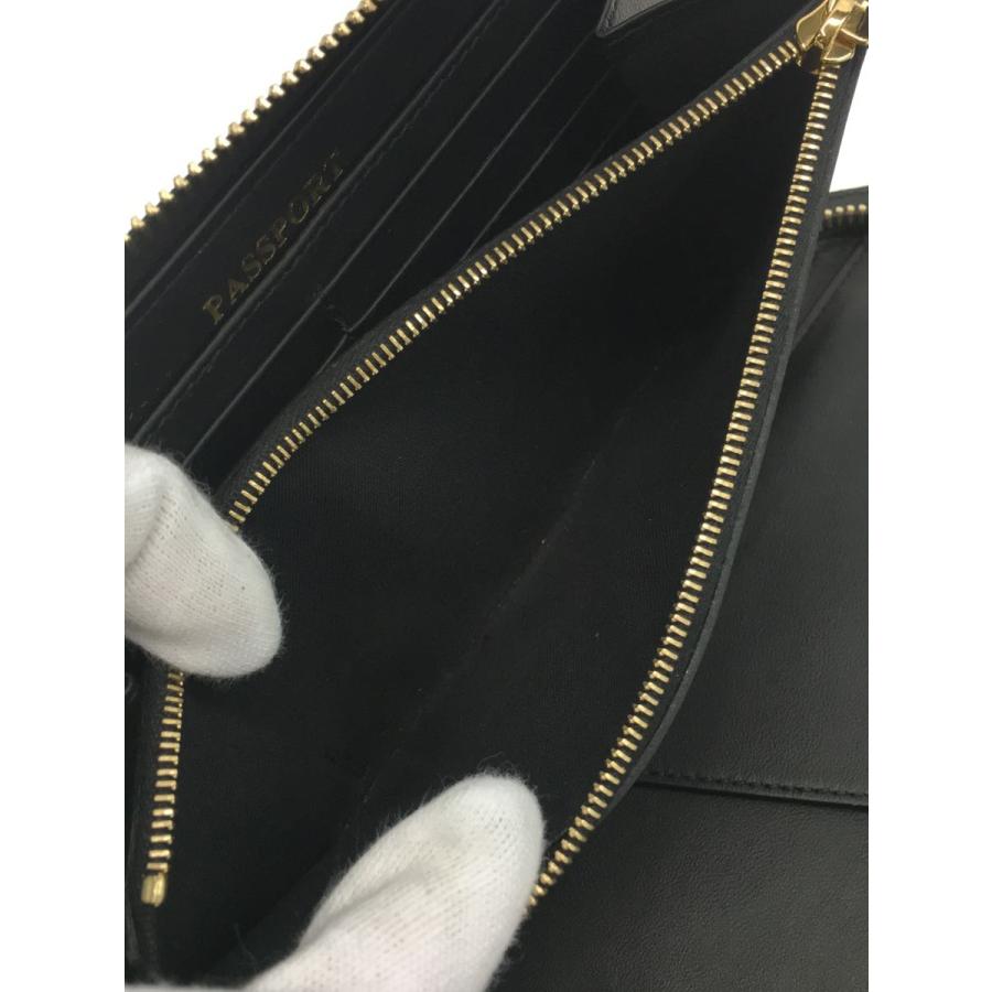 FENDI / 長財布/BLK/メンズ/ラウンドファスナー/FOKUR/マルチケース FENDI◇長財布/BLK/メンズ/ラウンドファスナー/FOKUR/マルチケース