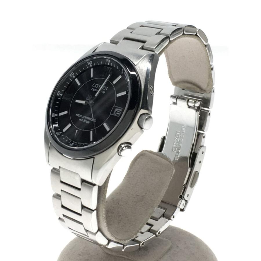 CITIZEN◇ソーラー腕時計/アナログ/ステンレス/BLK/SLV/GN-4W-S CITIZEN◇ソーラー腕時計/アナログ/ステンレス/BLK/SLV/GN-4W-S