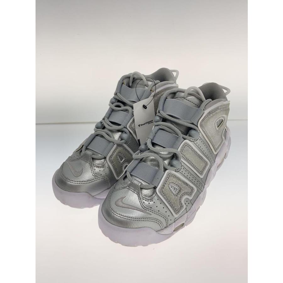 取り寄せた本物の商品 NIKE◆WMNS AIR MORE UPTEMPO/ウィメンズエアモアアップテンポ/シルバー/917593-003/24