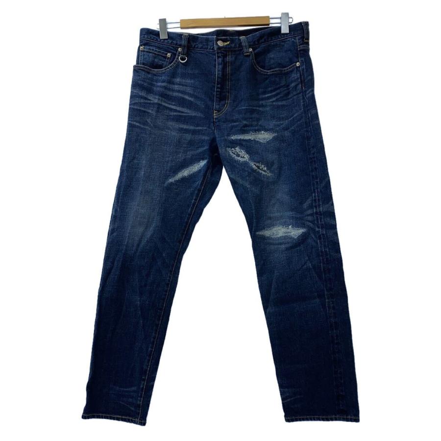uniform experiment◇22SS/DAMAGED DENIM PANTS/ダメージ加工 uniform experiment◇22SS/DAMAGED DENIM PANTS/ダメージ加工