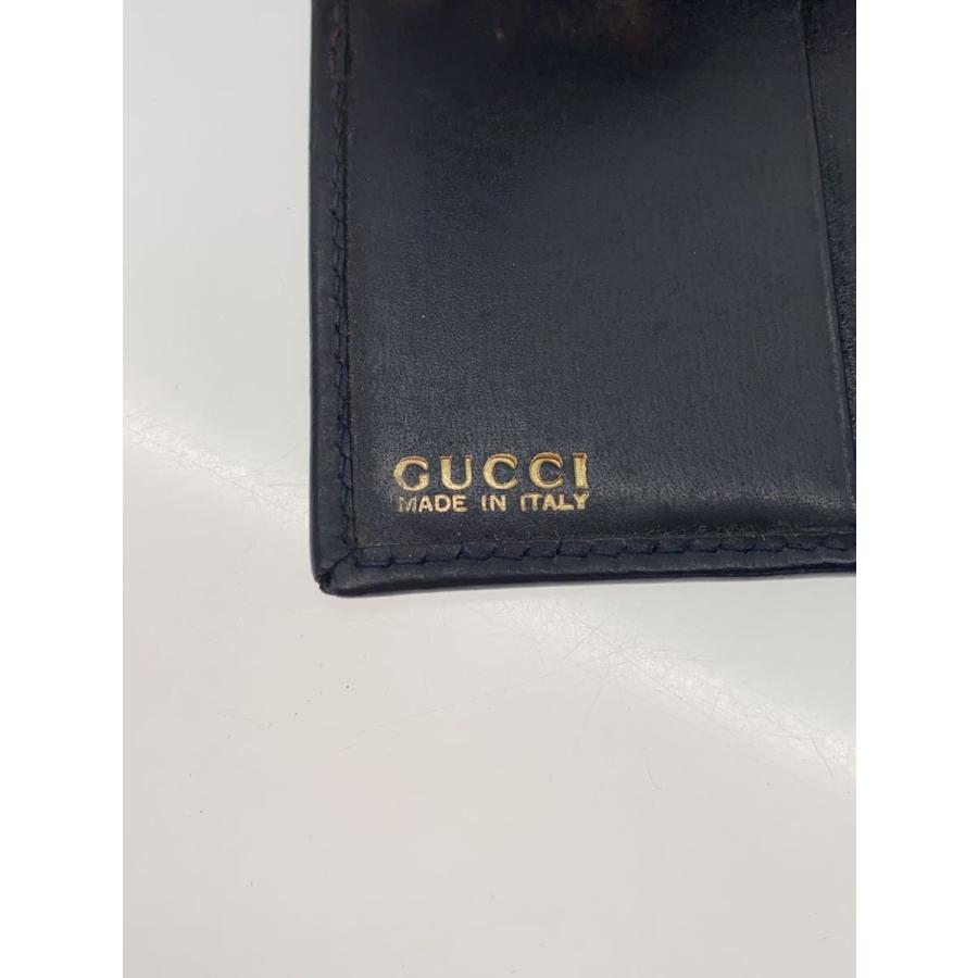 GUCCI◇2つ折り財布/レザー/BLK/メンズ/035・2888・1845・0 : セカンド