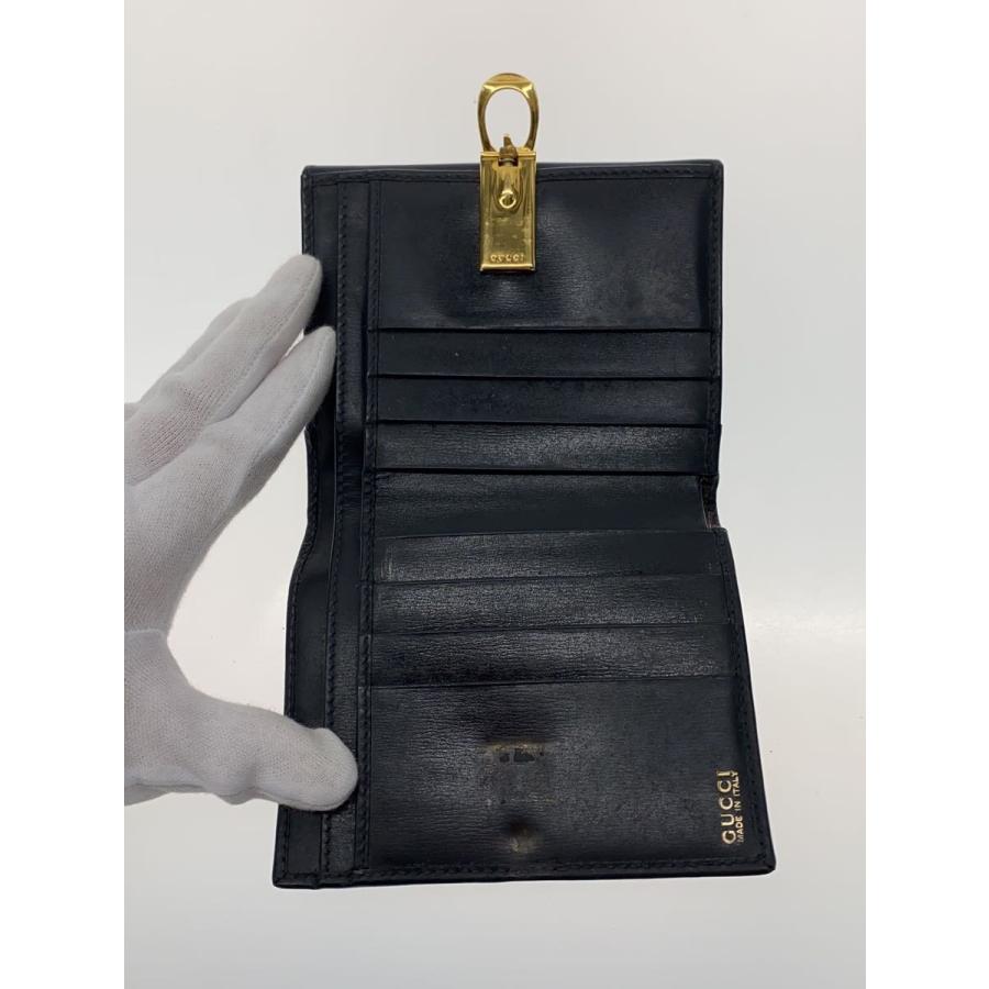 GUCCI◇2つ折り財布/レザー/BLK/メンズ/035・2888・1845・0 : セカンド