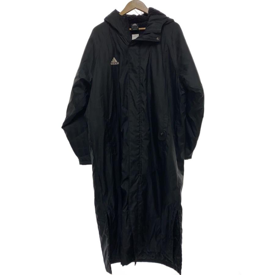 adidas◇スポーツウェアー/M/BLK/JD1021/ベンチコート : セカンド