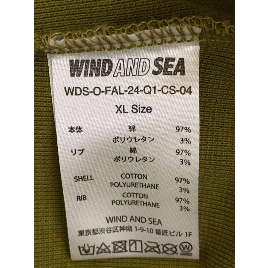 WIND AND SEA◇スウェット/XL/コットン/KHK/無地/WDS-O-FAL-24-Q1-CS
