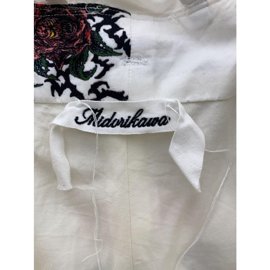 Midorikawa◆ボトム/FREE/コットン/WHT/総柄/mid24ss-pt08b_3