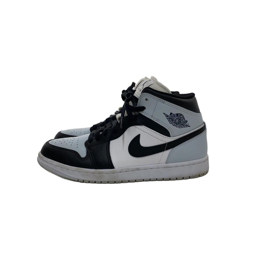 NIKE◇AIR JORDAN 1 MID_エア ジョーダン ミッド/26.5cm/BLU 
