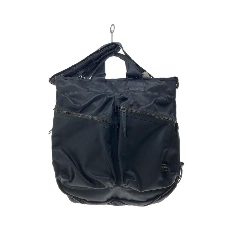 PORTER◇THINGS/2WAY HELMET BAG/ナイロン/BLK/674-17923 PORTER◇THINGS/2WAY HELMET BAG/ナイロン/BLK/674-17923