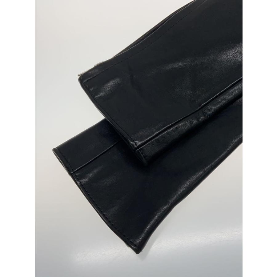 美品■LAD MUSICIAN レザージャケット　ダブル　馬革　ブラック　42 LAD MUSICIAN◇ダブルライダースジャケット/42/牛革/BLK/2209-351