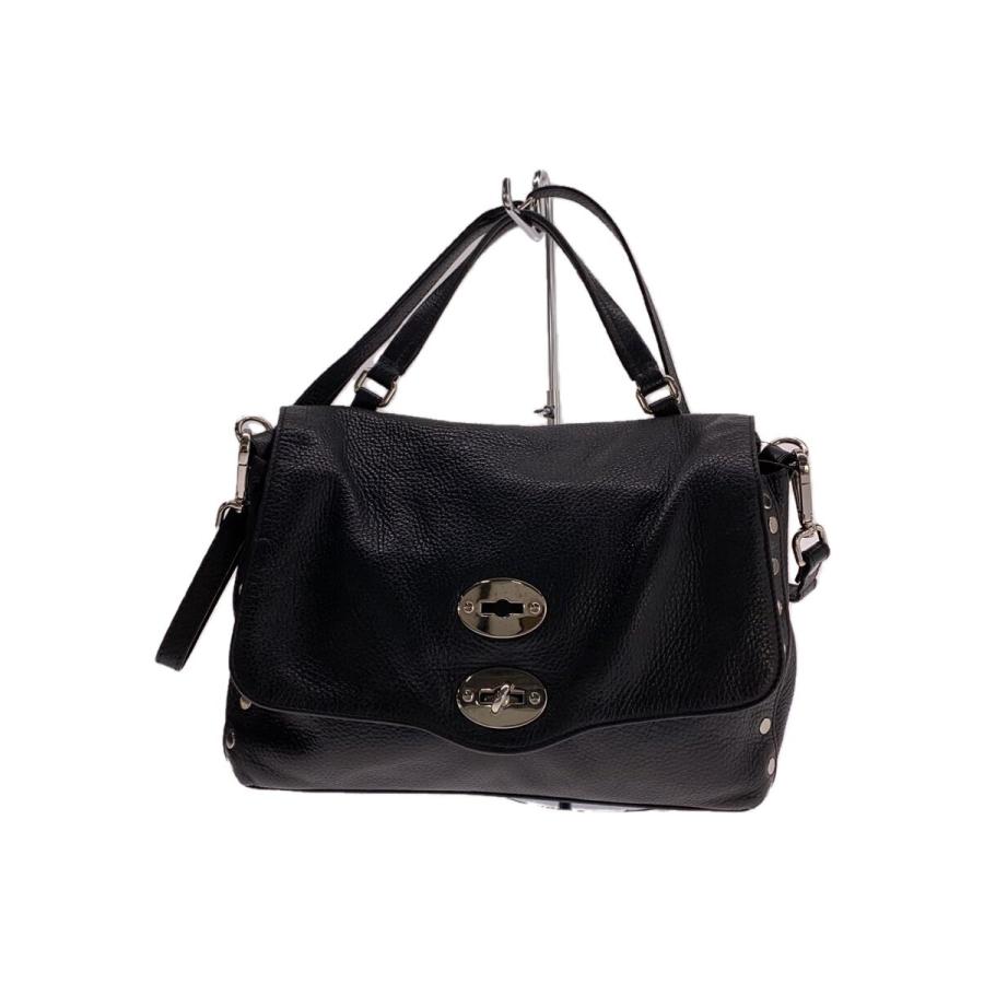 ✨️極美品✨️ザネラート ショルダーバッグ ハンド 2WAY 袋付き ZANELLATO◇ショルダーバッグ/--/BLK// : セカンドストリートYahoo!店