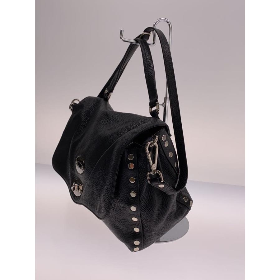 ZANELLATO◇ショルダーバッグ/--/BLK// : セカンドストリートYahoo!店