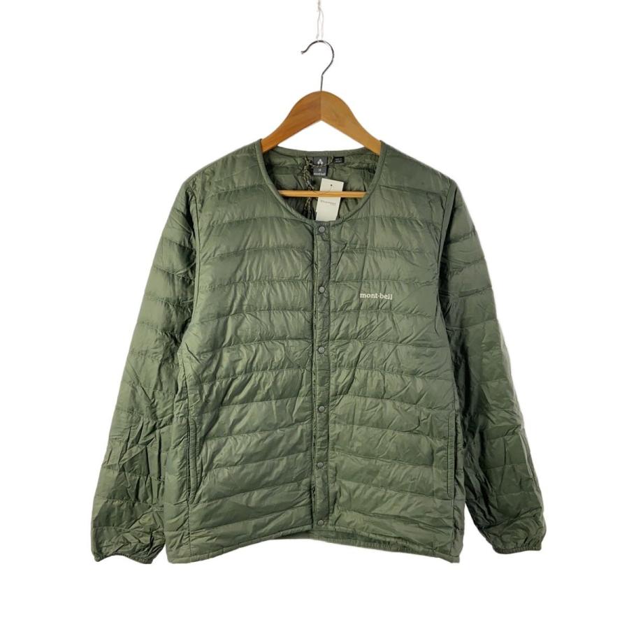 mont-bell◇スペリオダウン ラウンドネックジャケット/M/ナイロン/GRN