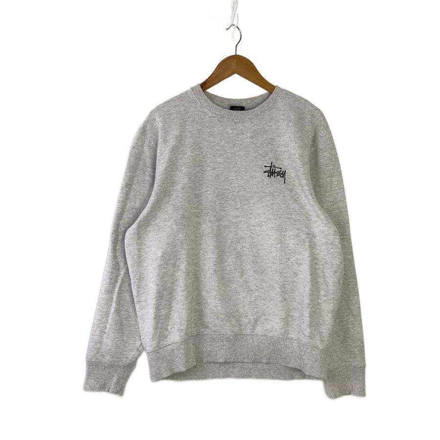 STUSSY◇スウェット/M/コットン/GRY/1914649 : セカンドストリート