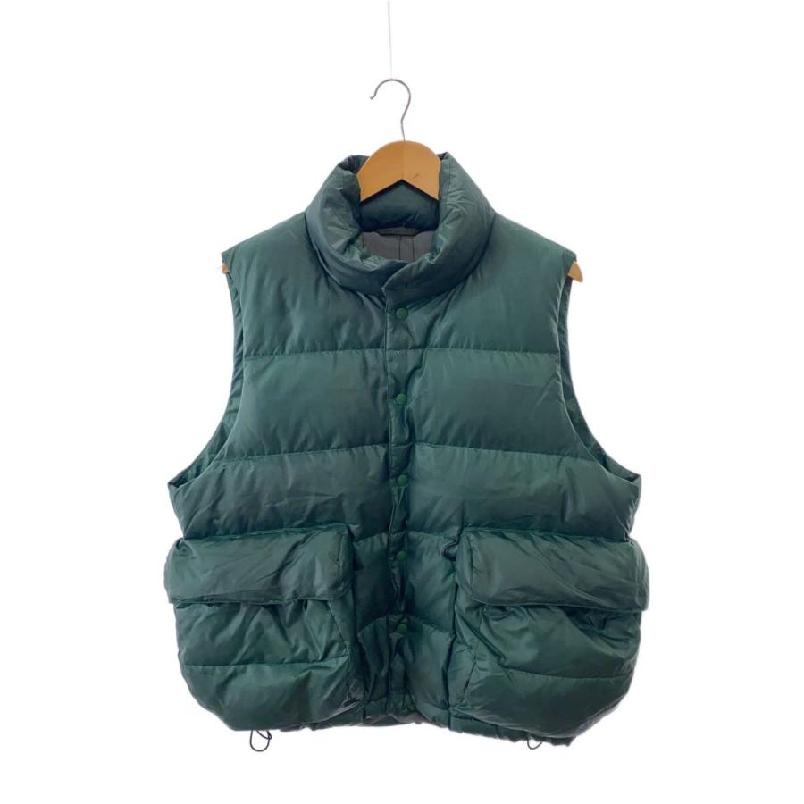 DAIWA PIER39◇22AW/TECH BACK PACKER DOWN VEST/M/ポリエステル/GRN