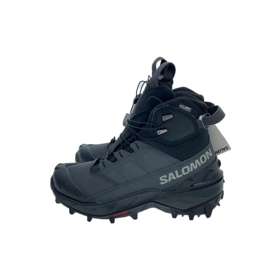 salomon◇CROSSTRAK POWDER WATERPROOF/ハイカットスニーカー/25cm/BLK