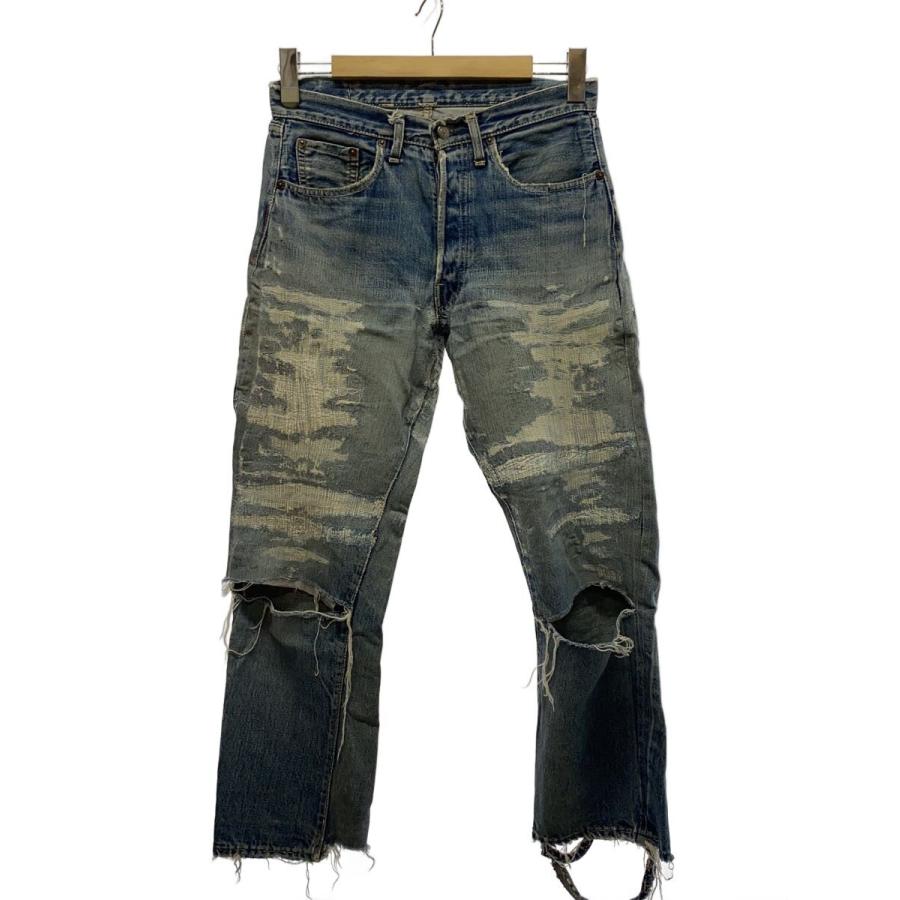 Levi's◇60s/501/BIGE/ボタン裏2/Vステッチ/不均等V/クラッシュ