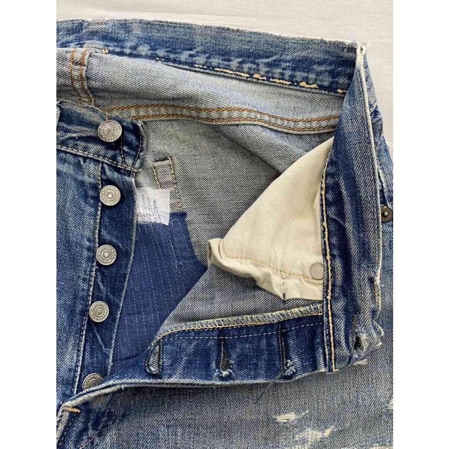Levi's◇60s/501/BIGE/ボタン裏2/Vステッチ/不均等V/クラッシュ