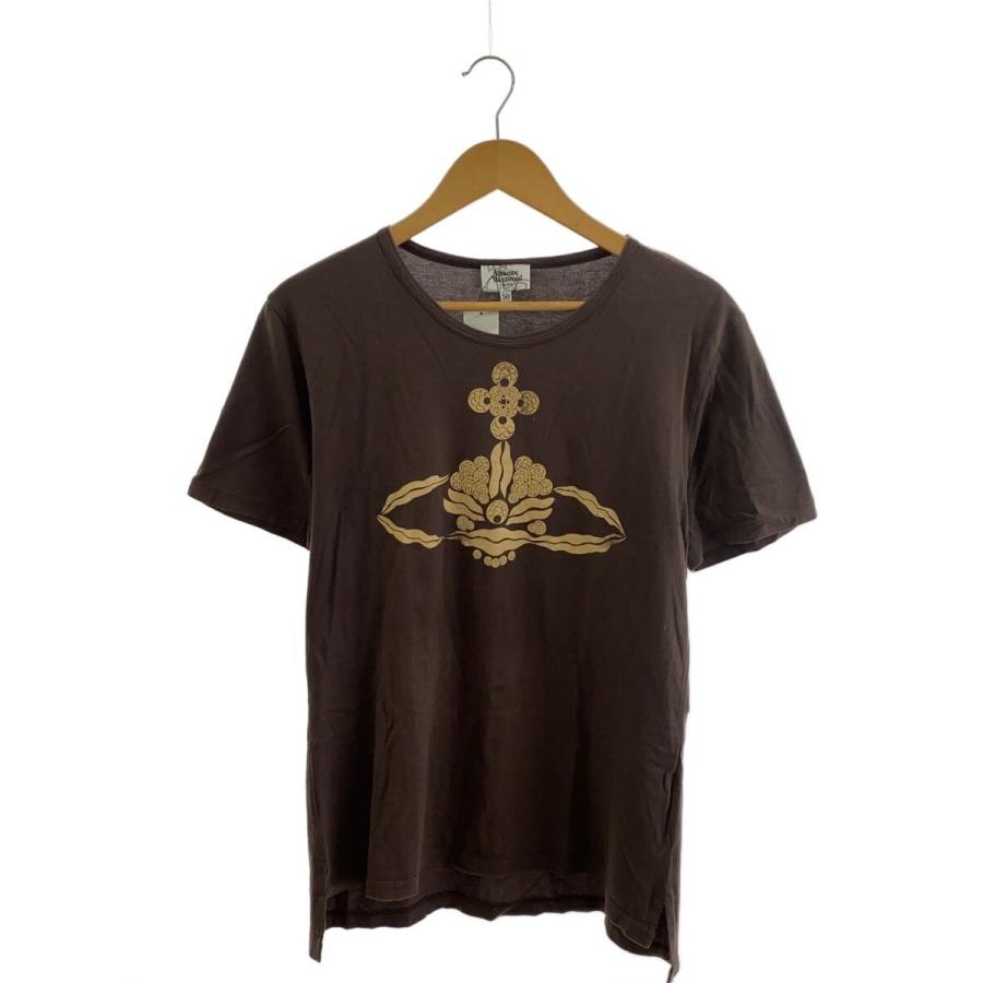 Vivienne Westwood MAN◇オーブ/Tシャツ/50/コットン/BRW/VW-24-77058